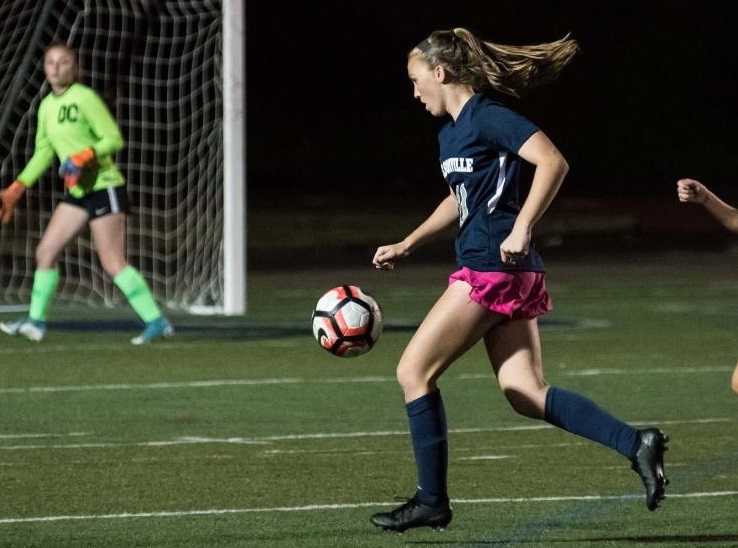 Wilsonville's Lindsey Antonson has scored 46 goals this season, tied for fourth all-time. (Photo by Greg Artman)