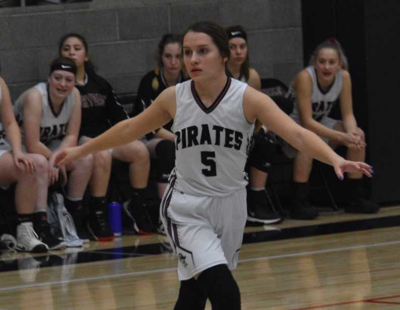 Sydney Lawrence scored 16 points in Perrydale's playoff win over Southwest Christian. (Photo by Jeremy McDonald)