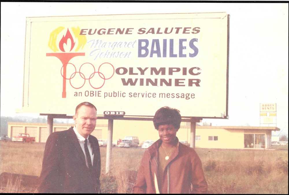 Margaret Johnson Bailes now lives in Oakland but in 1968 she was the toast of Eugene