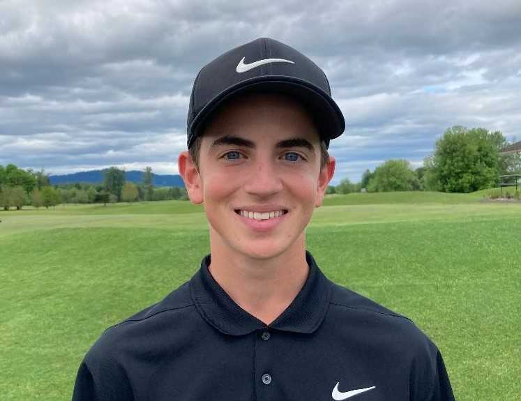 Corvallis' Cole Rueck shot a seven-under 64 at Mallard Creek on Monday. (Photo courtesy Corvallis HS)