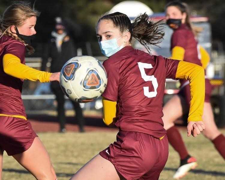 Redmond's Reese Wedding scored nine goals in wins over The Dalles and Crook County last week. (Fast Shootin' Photography)