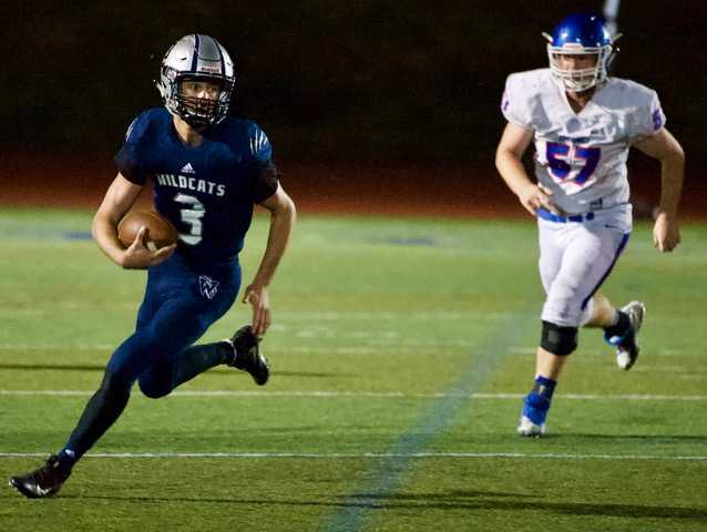 Wilsonville quarterback Nathan Overholt has thrown 38 touchdown passes. (Photo by Norm Maves Jr.)