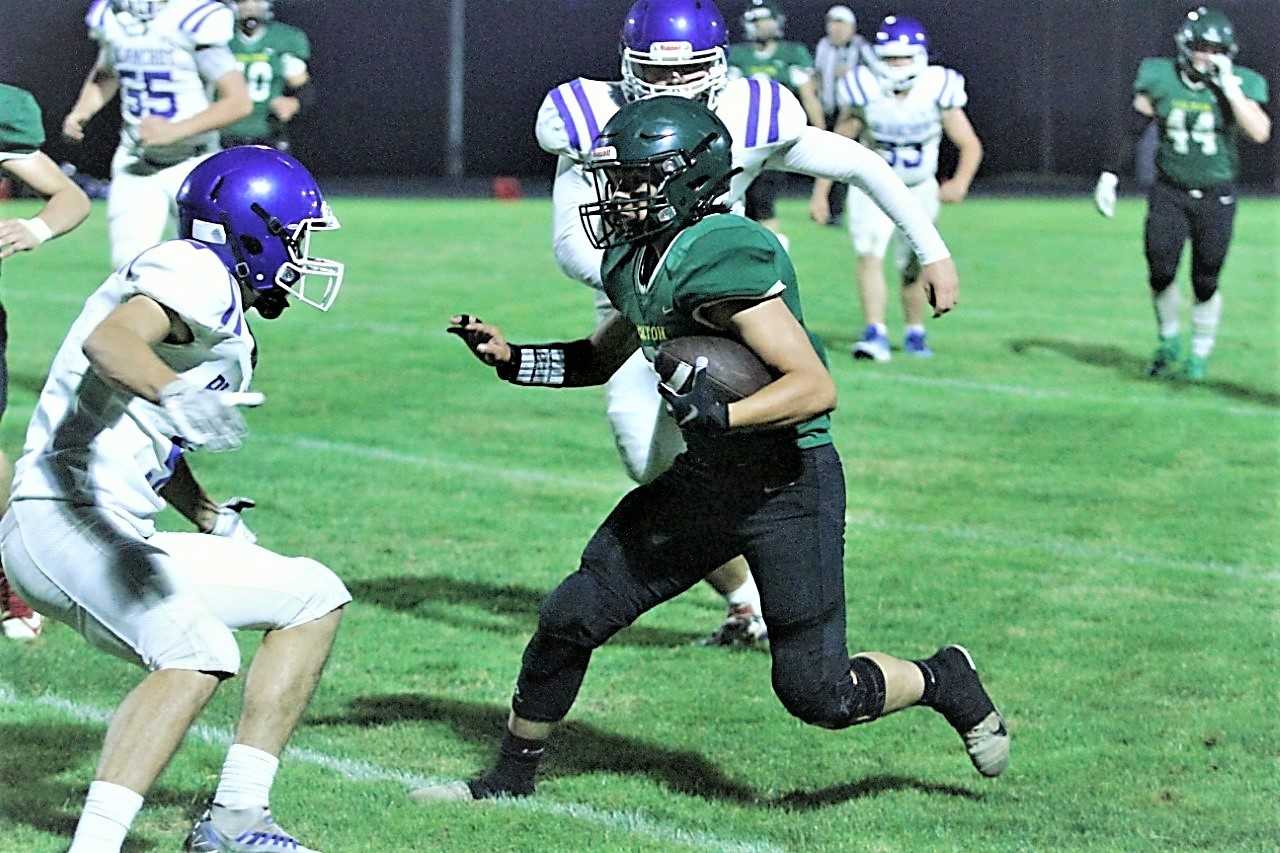 Colton senior quarterback Rickie Hendrickson has rushed for a team-high 635 yards. (Tanner Russ/Pamplin Media Group)