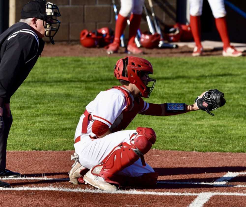 North Eugene junior received Caiden Gould has been a bright light all season behind the dish for the Highlanders