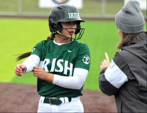 Senior Jazmin Gallegos returns to start at second base for 6A softball powerhouse Sheldon. (Photo by Tina Sams)