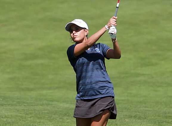 Junior Laylu Sidhu has been the No. 1 player for reigning 5A champion Wilsonville this season. (Photo by Miles Vance)