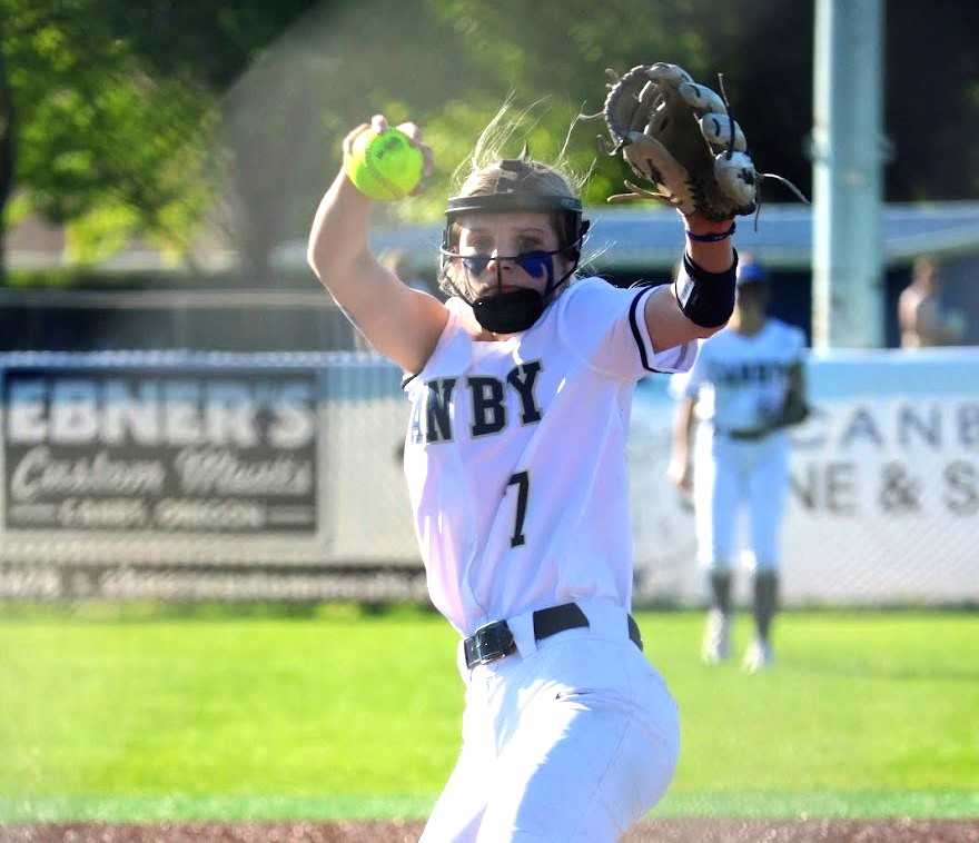 Canby junior Allison Hayzlett fanned 34 in back-to-back wins over Hood River Valley and La Salle Prep. (Photo by Ashlynn Marino)