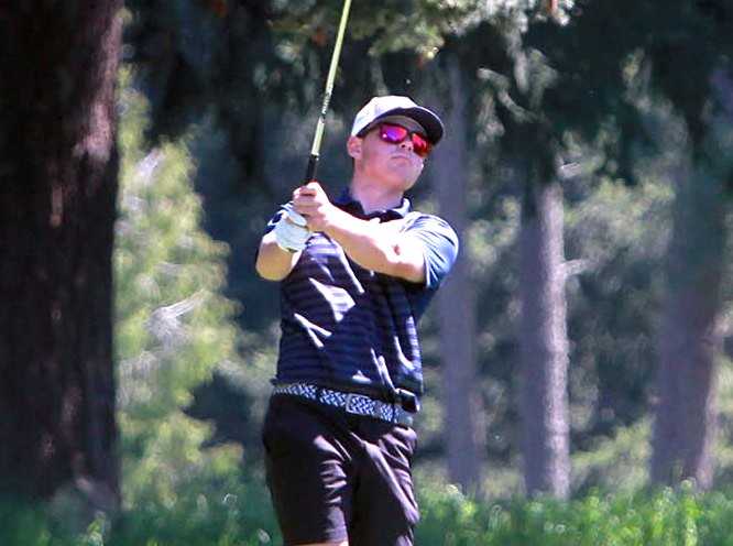 Lake Oswego's Drew Woolworth has scored in the 60s in five of his seven rounds, including a 65. (Photo by Miles Vance)