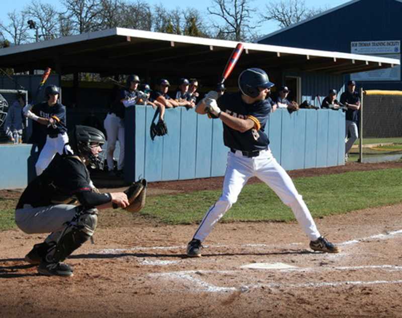 Hood River Valley senior Davis Parr unloaded for a grand slam in the final home at bat of his four-year career