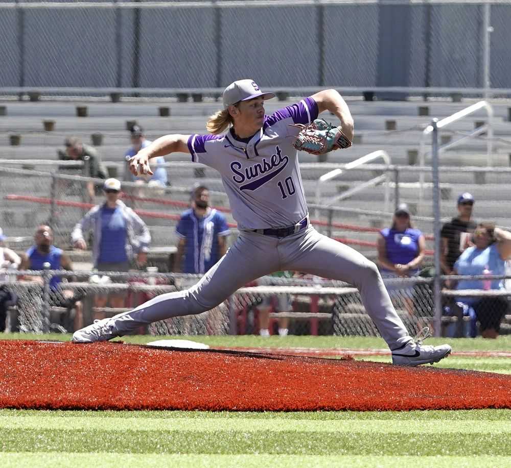 Parker Raubuch was stellar on the mound for the state champion Apollos (Jon Olson)