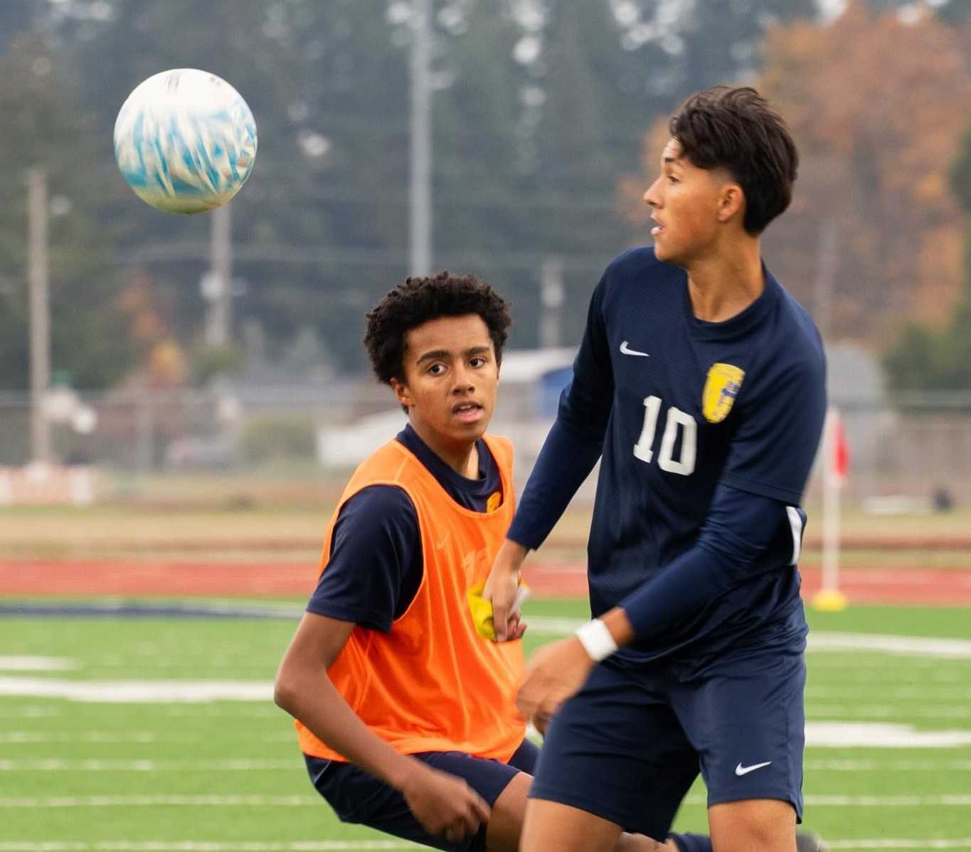 Stayton's Johnny Garcia (10), a fourth-year starter at midfield, was a 4A second-team pick in 2024. (Photo by Patrick Jackson)