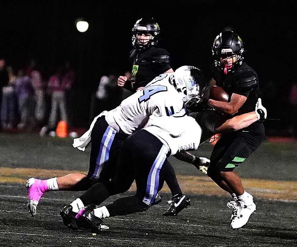 West Linn senior running back Viggo Anderson returned from injury Friday after missing four games. (Photo by J.R. Olson)