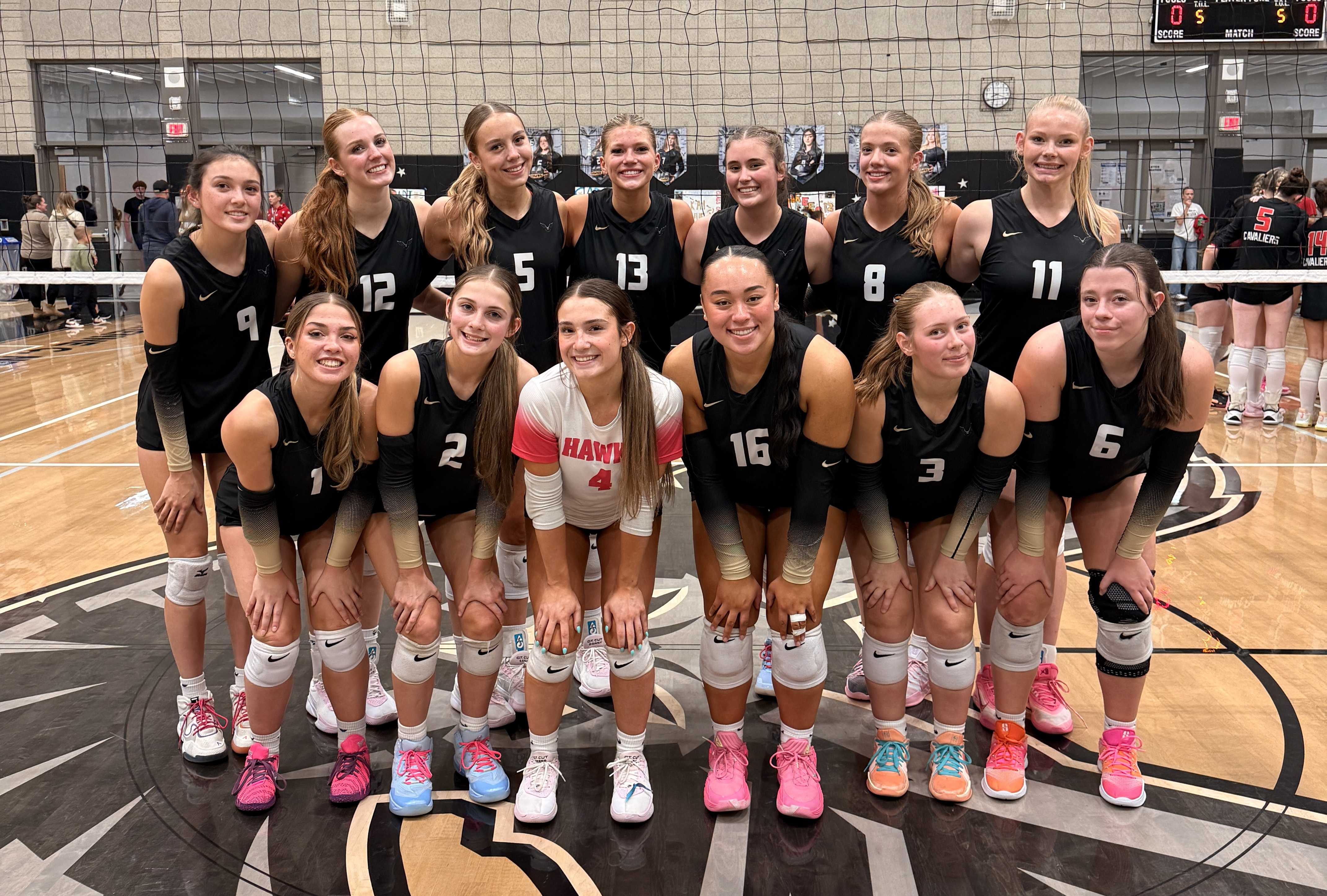 The Nelson girls volleyball teams hopes to get past the semifinals this year at state. (Photo by Lisa McBee)