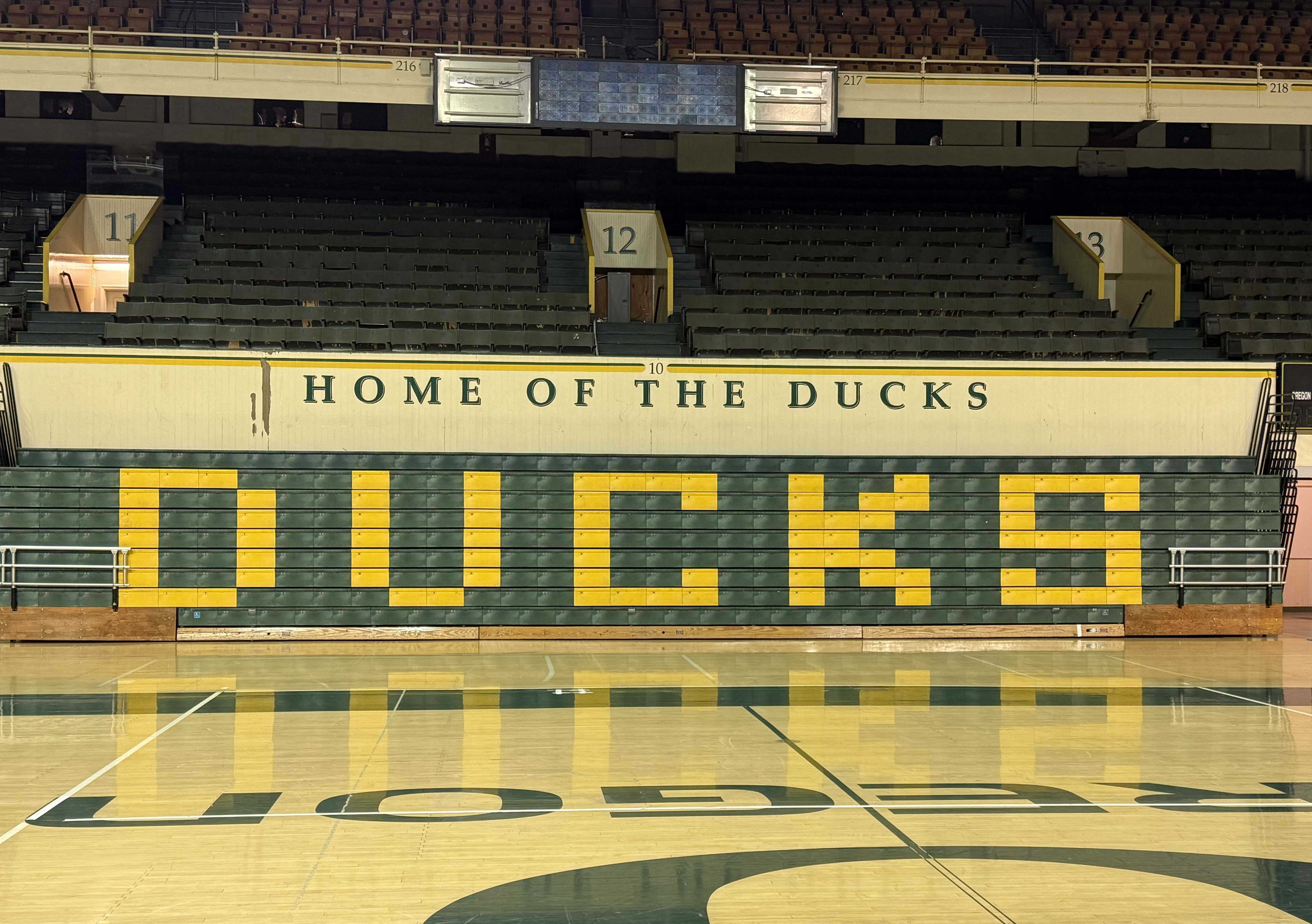 McArthur Court, affectionately known as 'The Pit', has been used mostly for recreational activities in the last 15 years.