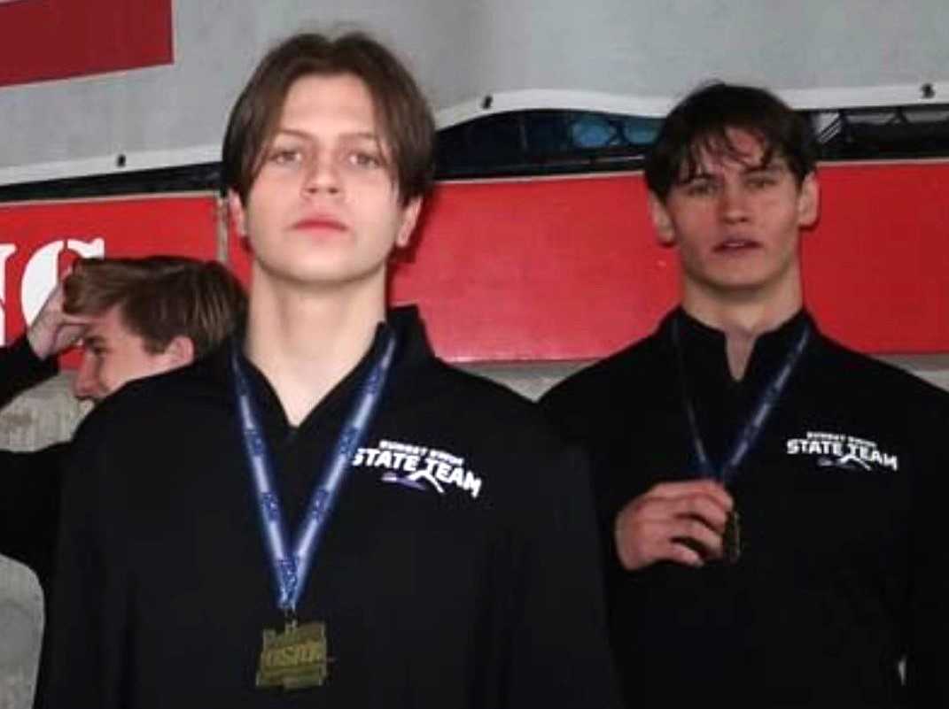 Sunset's Luca Ignatescu (left) and Victor Krautsov (right) each won two individual titles in the 6A championships last year.