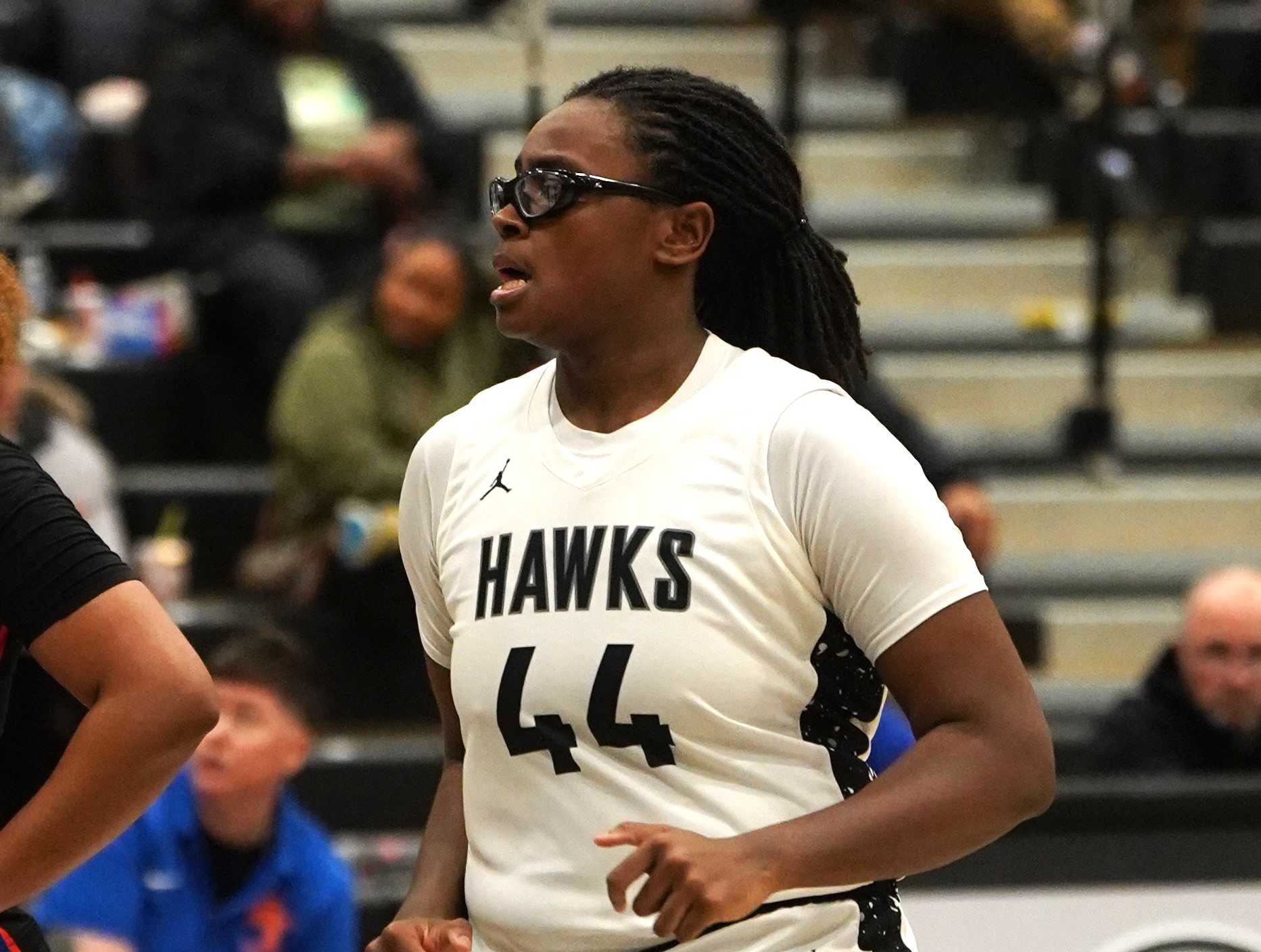 Nelson junior post Love Forde had 11 points and 13 rebounds in Friday's win over Clackamas. (Photo by Fanta Mithmeuangneua)