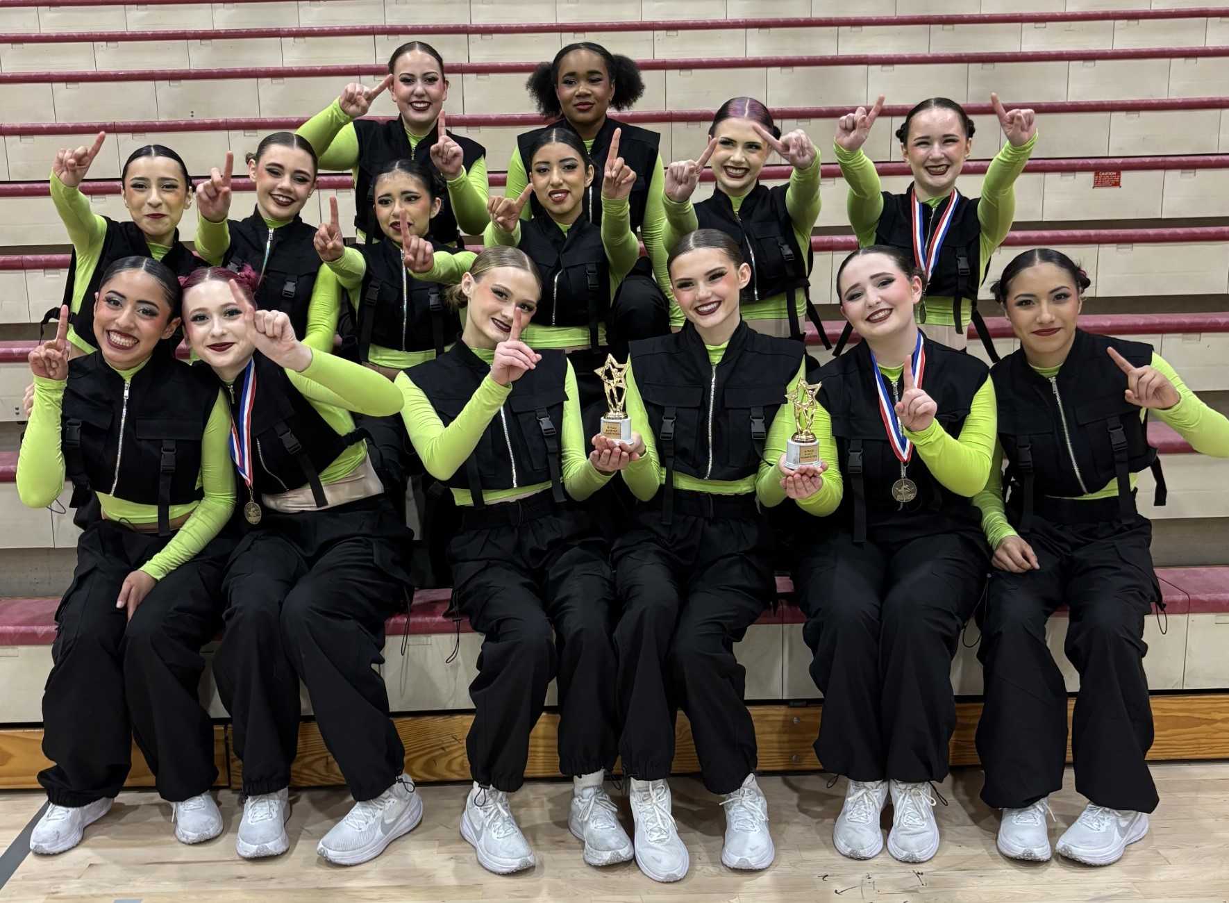 Willamette's dance team had two first-place finishes at its Willamette Flood the Floor Competition on Saturday.