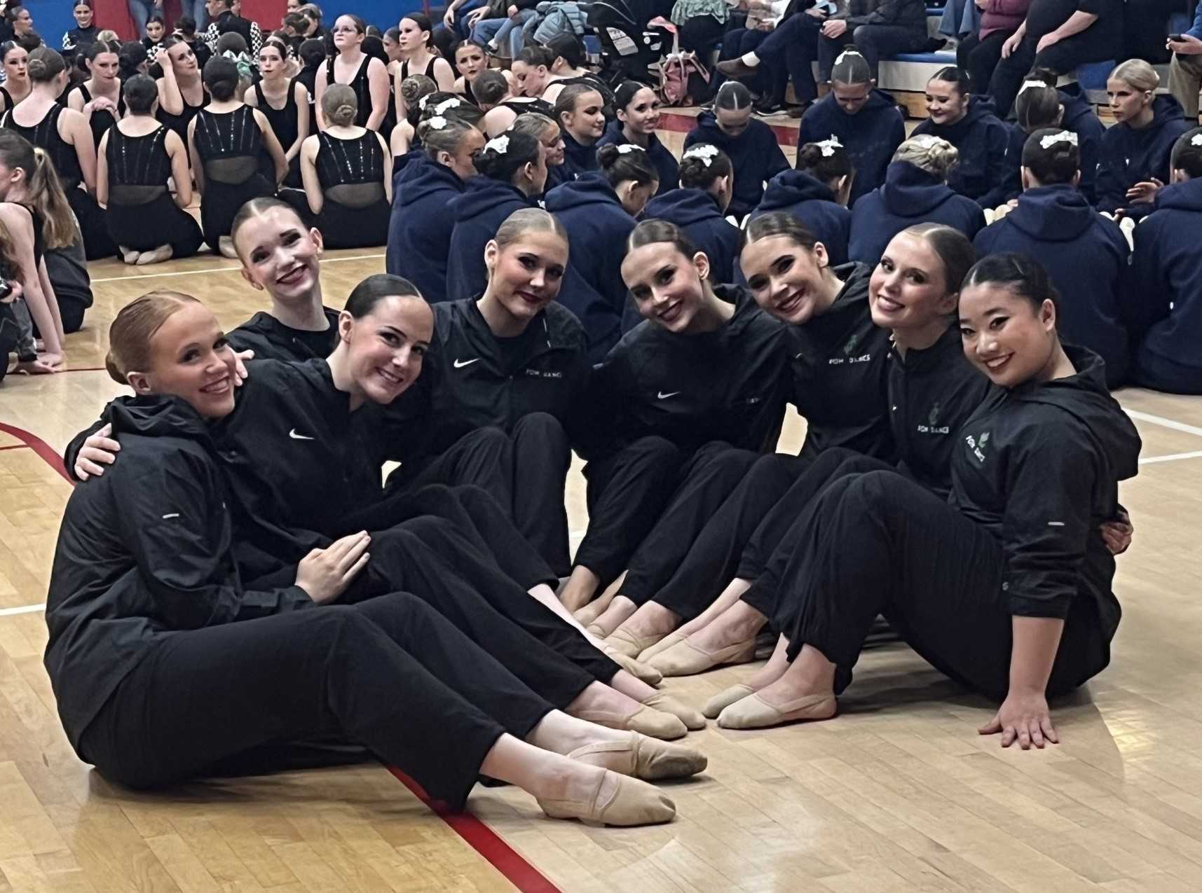 Jesuit won first place in Pom at the Metro competition.