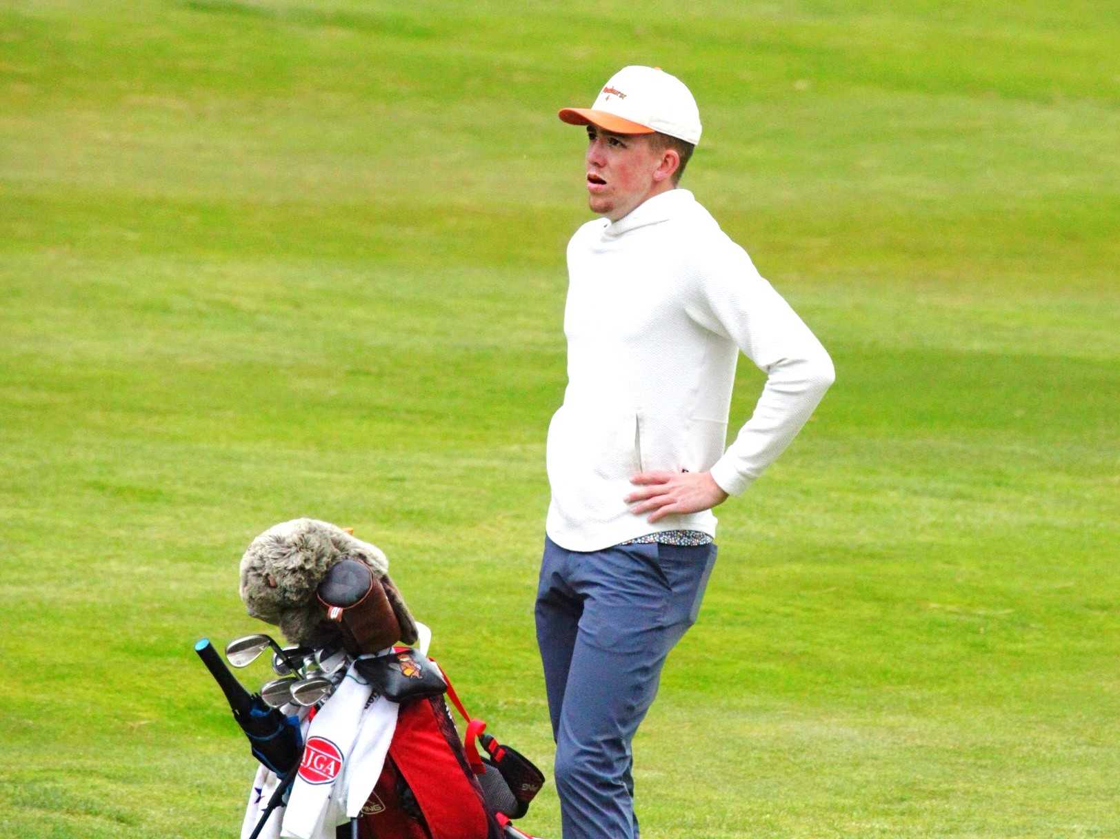 Crosspoint Christian's Davis Hartwell shot a 9-under 63 to come within one stroke of the course record at Centennial Golf Club.