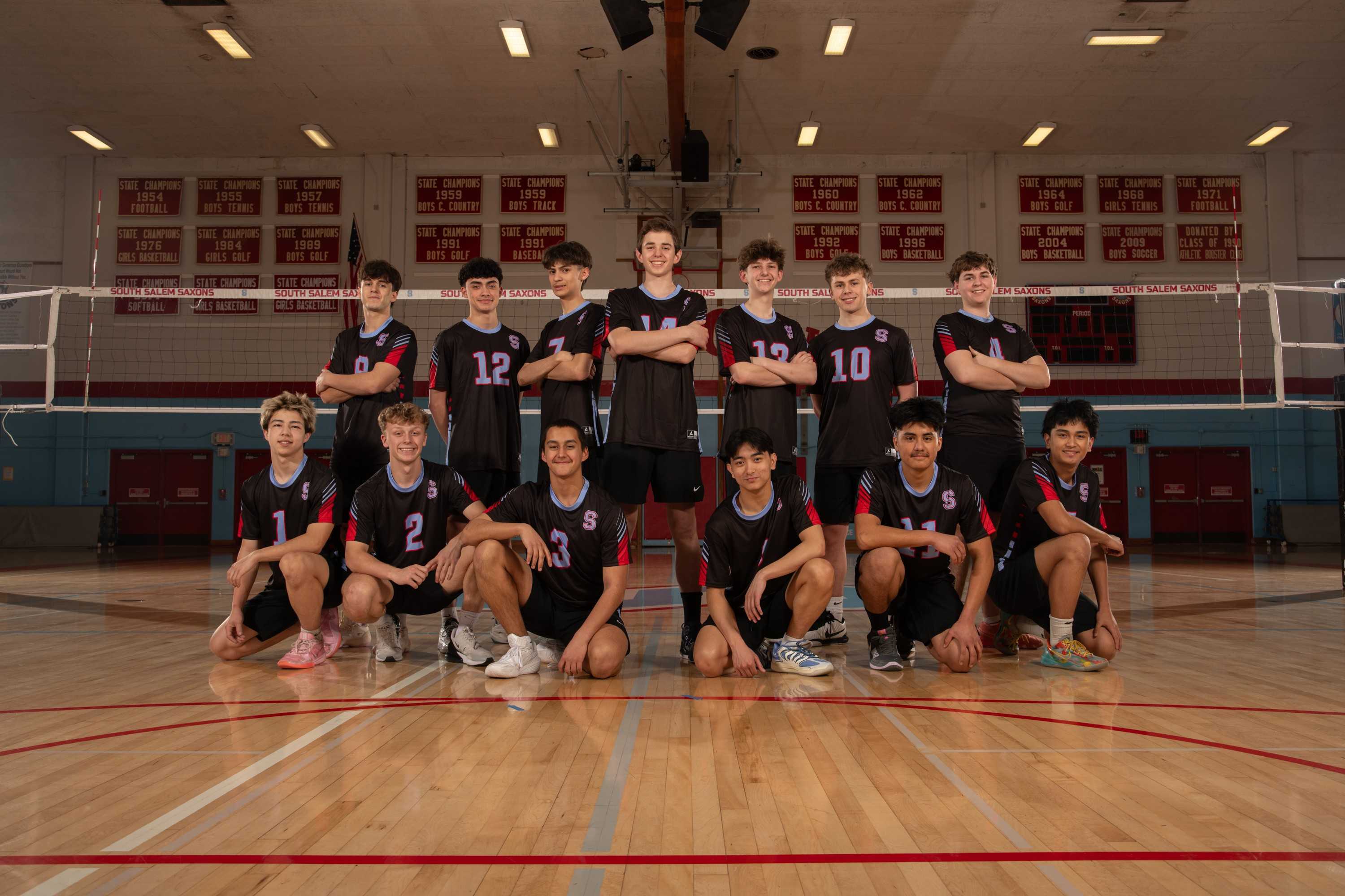 The South Salem boys vollleyball team in 2026. (Photo from Matt Leichty)