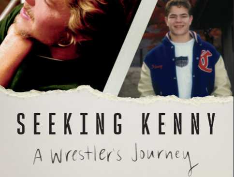 The cover of 'Seeking Kenny: A Wrestler's Journey' by South Eugene alum Michael Copperman