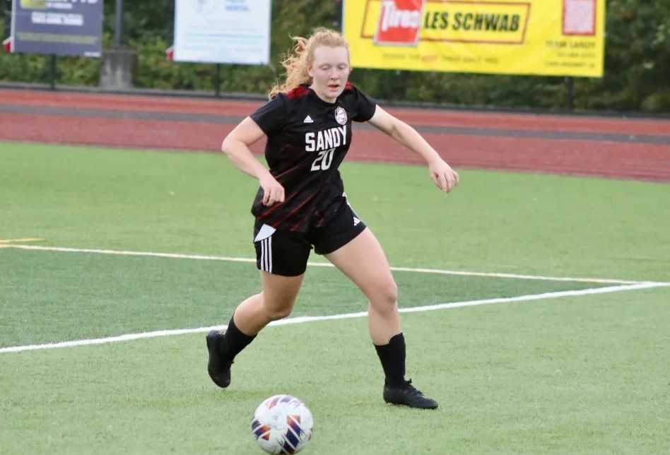 With seven goals, sophomore Jamela Turin is leading Sandy in scoring for the second consecutive season. (Sandy HS)
