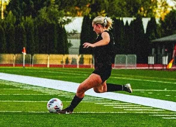 Senior midfielder Tessa Ravia has team highs of 12 goals and 10 assists for Pacific Conference-leading McMinnville.
